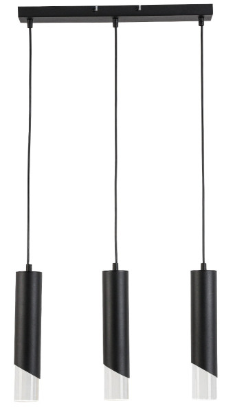 Lampa wisząca Hardin czarna 3xE27x40W wym:120x45x6cm IP20 Reality 1030084