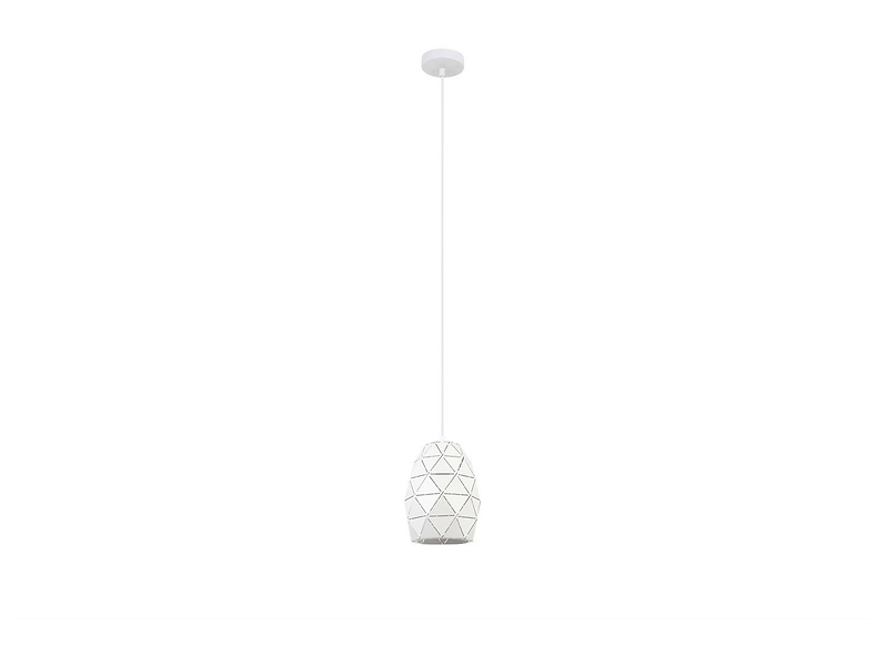 Lampa wisząca Harley stalowa biała 34933
