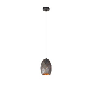 Lampa wisząca Harley stalowa szaro-złota 34937 Lampa wisząca Harley stalowa szaro-złota 34937
