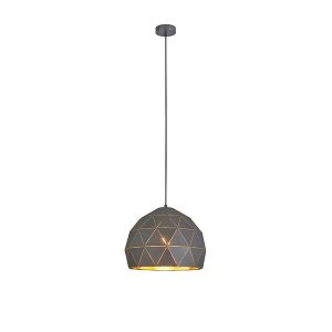 Lampa wisząca Harley stalowa szaro-złota 34936 Lampa wisząca Harley stalowa szaro-złota 34936