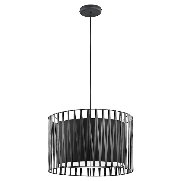 Lampa wisząca Harmony 3-punktowa metalowa czarna 24655