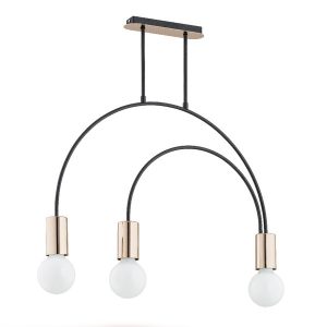 Lampa wisząca HARRY czarno-złota 3xE27x15W wym:65×6,5x65cm IP20 Alfa 1026885 Lampa wisząca HARRY czarno-złota 3xE27x15W wym:65×6,5x65cm IP20 Alfa 1026885