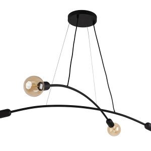 Lampa wisząca Helix 4-punktowa metalowa czarna 32399 Lampa wisząca Helix 4-punktowa metalowa czarna 32399