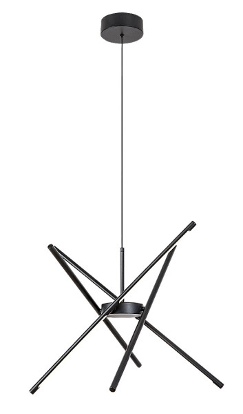 Lampa wisząca HENLI2 czarno-biała LED 40W biały ciepły 2800lm IP20 Rabalux 990275