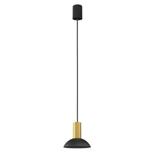 Lampa wisząca Hermanos 15 cm stalowa czarna 147861 Lampa wisząca Hermanos 15 cm stalowa czarna 147861
