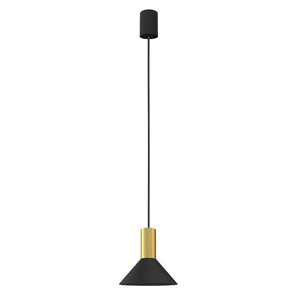 Lampa wisząca Hermanos metalowa czarna 147859