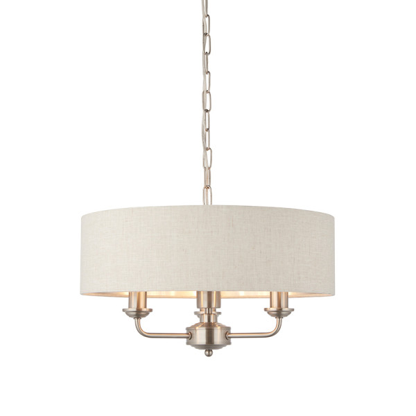 Lampa wisząca HIGHCLERE polerowana chromowana 3xE14x15W IP20 Endon 1025575