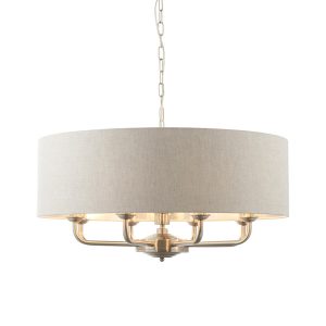 Lampa wisząca HIGHCLERE polerowana chromowana 8xE14x15W IP20 Endon 1025585