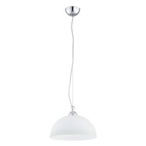 Lampa wisząca HILIA biała chromowana 1xE27x15W wym:110x30x30cm IP20 Alfa 986252 Lampa wisząca HILIA biała chromowana 1xE27x15W wym:110x30x30cm IP20 Alfa 986252