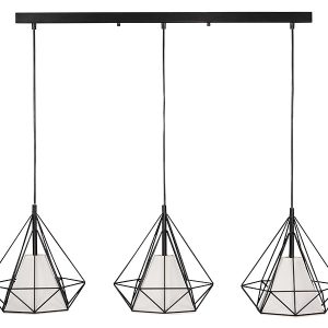 Lampa wisząca Hira 3-punktowa metalowa czarna 197311 Lampa wisząca Hira 3-punktowa metalowa czarna 197311