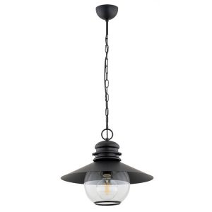 Lampa wisząca HOLLY czarna 1xE27x15W wym:90x40x40cm IP20 Alfa 1019211 Lampa wisząca HOLLY czarna 1xE27x15W wym:90x40x40cm IP20 Alfa 1019211