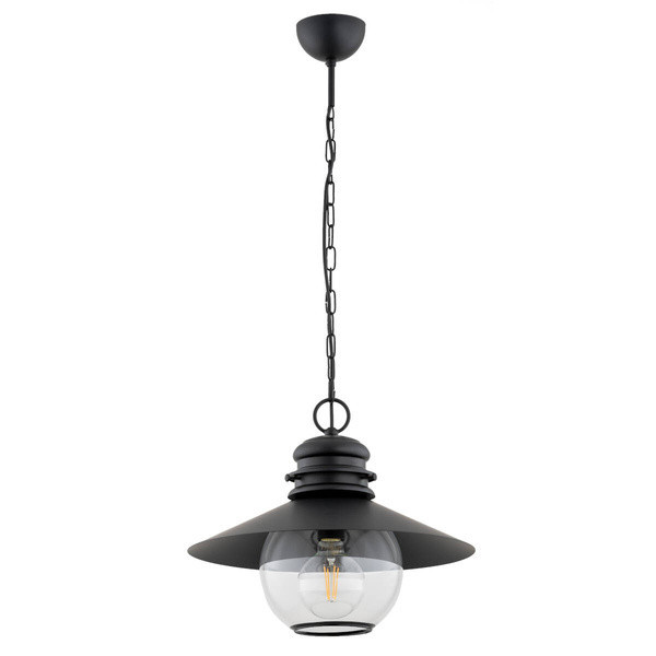 Lampa wisząca HOLLY czarna 1xE27x15W wym:90x40x40cm IP20 Alfa 1019211