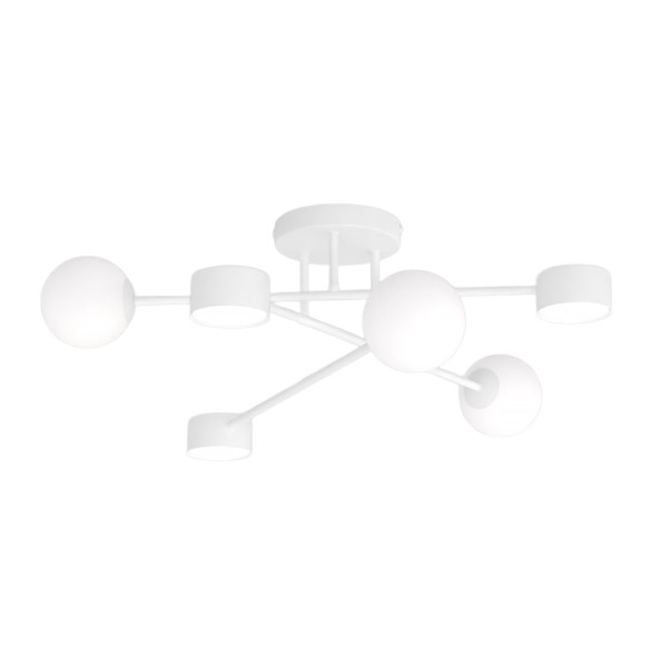 Lampa wisząca HOLON biała 6xG9x10W wym:23x62x60cm IP20 Emibig 1019624