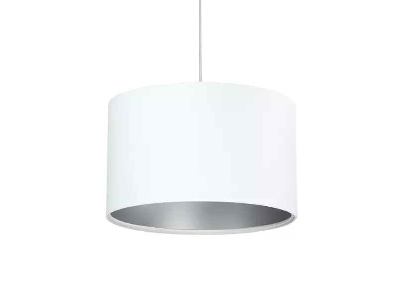 Lampa wisząca HOME 30 biała/srebrna 391540