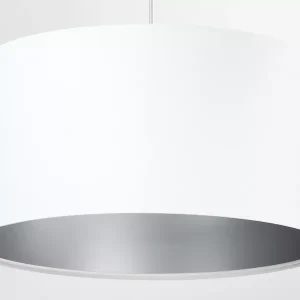 Lampa wisząca HOME 60 biała/srebrna 391433 Lampa wisząca HOME 60 biała/srebrna 391433
