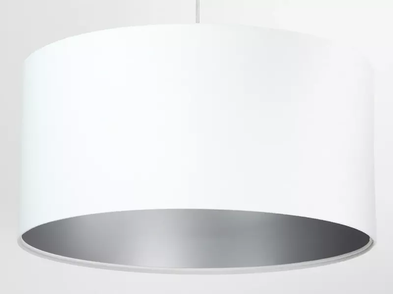 Lampa wisząca HOME 60 biała/srebrna 391433