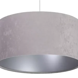 Lampa wisząca HOME 60 szara/srebrna 391613