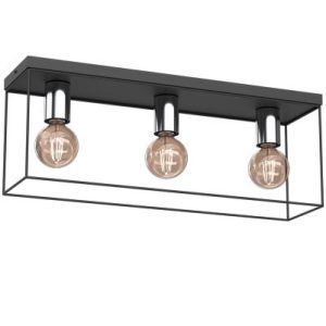 Lampa wisząca Homen czarny mat-chromowana 3xE27x15W IP20 Luminex 1027359 Lampa wisząca Homen czarny mat-chromowana 3xE27x15W IP20 Luminex 1027359
