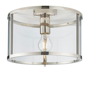 Lampa wisząca HOPTON niklowa 1xE27x20W wym:21,5x31x31cm IP20 Endon 1030403 Lampa wisząca HOPTON niklowa 1xE27x20W wym:21,5x31x31cm IP20 Endon 1030403