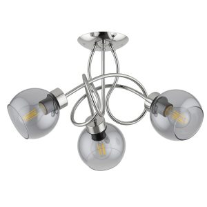 Lampa wisząca HOSSA splątane ramiona chromowana-srebrna 3xE27x15W IP20 Alfa 1029975 Lampa wisząca HOSSA splątane ramiona chromowana-srebrna 3xE27x15W IP20 Alfa 1029975