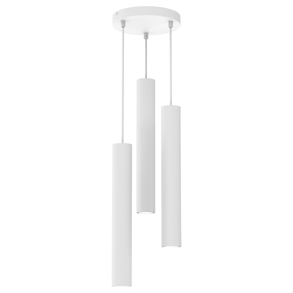 Lampa wisząca HUDSON biała metal GU10 90 cm 1072004
