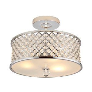 Lampa wisząca HUDSON chromowana 3xE27x20W wym:34×40,5×40,5cm IP20 Endon 1021159 Lampa wisząca HUDSON chromowana 3xE27x20W wym:34×40,5×40,5cm IP20 Endon 1021159