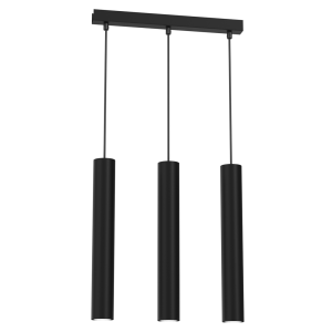 Lampa wisząca HUDSON czarna metalowa GU10 90 cm 1071984 Lampa wisząca HUDSON czarna metalowa GU10 90 cm 1071984