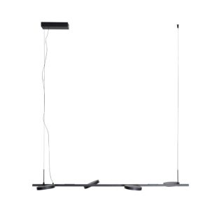 Lampa wisząca IBIZA czarna LED 4x32W Ciepła biel 1766lm Maxlight 853967 Lampa wisząca IBIZA czarna LED 4x32W Ciepła biel 1766lm Maxlight 853967