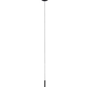 Lampa wisząca IBIZA czarna LED 8W biały ciepły 663lm IP20 Maxlight 990281