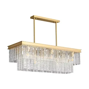 Lampa wisząca ICELAND mosiądz 100 cm 815593