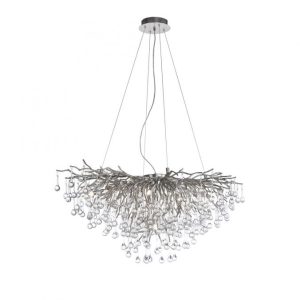 Lampa wisząca ICICLE stalowo-aluminiowy-szara 10xG9x40W IP20 Paul Neuhaus 1026901