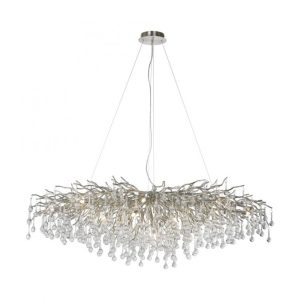 Lampa wisząca ICICLE stalowo-aluminiowy-szara 15xG9x40W IP20 Paul Neuhaus 1027218