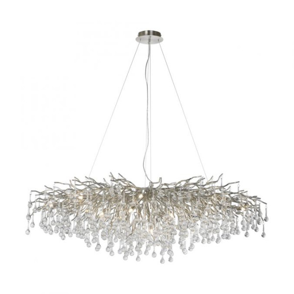 Lampa wisząca ICICLE stalowo-aluminiowy-szara 15xG9x40W IP20 Paul Neuhaus 1027218