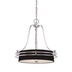 Lampa wisząca imperialne srebro Gotham 4xE27x60W Quoizel 849492