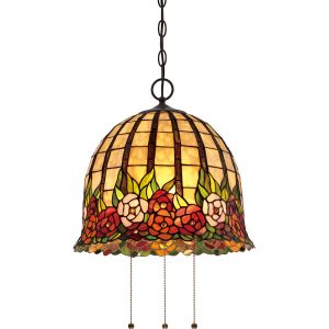 Lampa wisząca imperialny brąz Rosecliffe 3xE27x60W Quoizel 849766