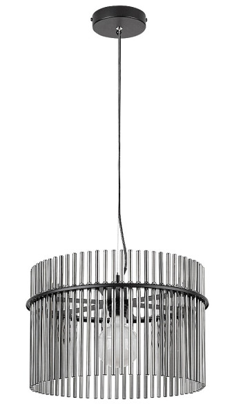 Lampa wisząca INESA czarna matowa 1xE27x40W wym:150x40x40cm IP20 Rabalux 991291