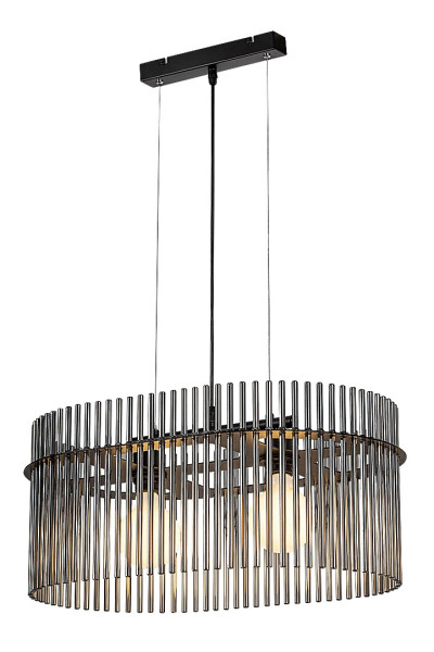 Lampa wisząca INESA czarna matowa 2xE27x40W wym:150x60x26cm IP20 Rabalux 991267