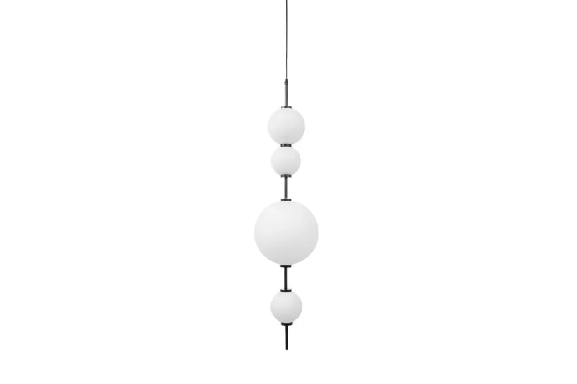 Lampa Wisząca INIKA MODEL B Kule Białe Klosze Modern Art 990146