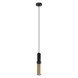 Lampa wisząca Isidora stalowa czarna 47968 Lampa wisząca Isidora stalowa czarna 47968