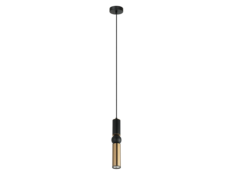 Lampa wisząca Isidora stalowa czarna 47968