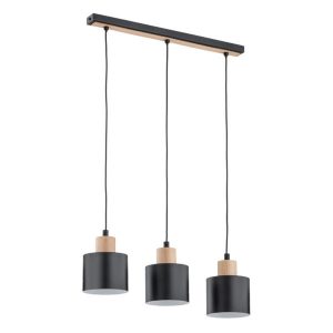 Lampa wisząca IVO czarna-jasne drewno 3xE27x15W wym:90x52x12,5cm IP20 Alfa 1026981 Lampa wisząca IVO czarna-jasne drewno 3xE27x15W wym:90x52x12,5cm IP20 Alfa 1026981