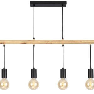 Lampa wisząca IZZY 4x60w e27 czarny 796812 Lampa wisząca IZZY 4x60w e27 czarny 796812