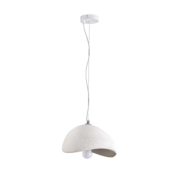 Lampa wisząca Japandi biała 30 cm 239380