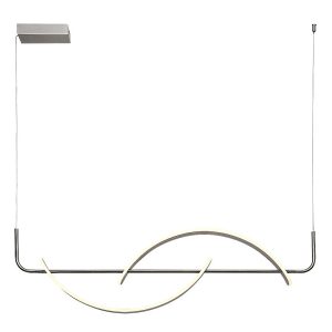 Lampa wisząca JARNELLE chrom satynowany-biała LED 1x35W 2450lm Rabalux 845740 Lampa wisząca JARNELLE chrom satynowany-biała LED 1x35W 2450lm Rabalux 845740