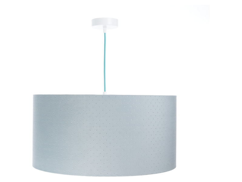 Lampa wisząca Jasmine bebe tkaninowa 30 cm niebieska 55874