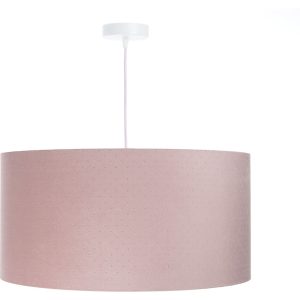 Lampa wisząca Jasmine bebe tkaninowa 30 cm różowa 55878 Lampa wisząca Jasmine bebe tkaninowa 30 cm różowa 55878