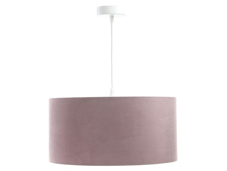 Lampa wisząca Jasmine bebe tkaninowa 30 cm różowa 55998