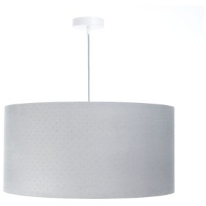 Lampa wisząca Jasmine bebe tkaninowa 30 cm szara 55882 Lampa wisząca Jasmine bebe tkaninowa 30 cm szara 55882