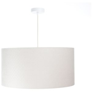 Lampa wisząca Jasmine bebe tkaninowa 40 cm beżowa 55871