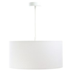 Lampa wisząca Jasmine bebe tkaninowa 40 cm biała 55867